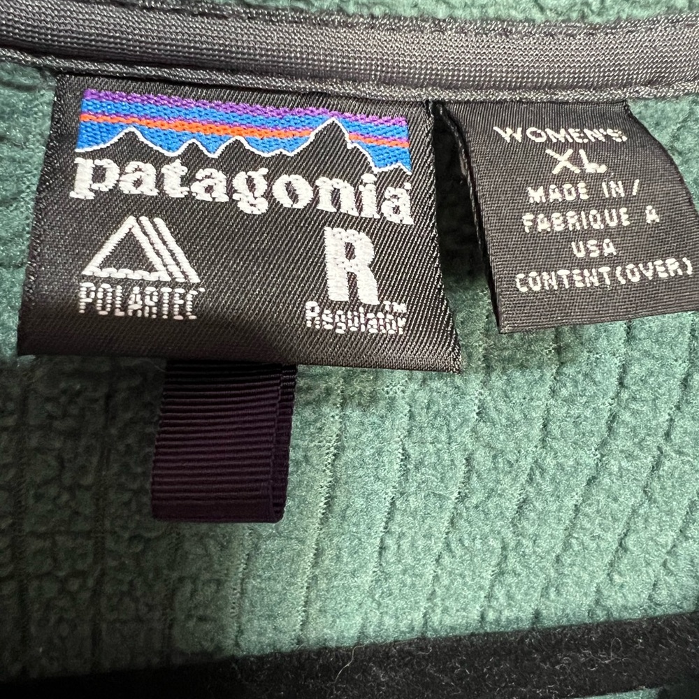 Patagonia Sage‎ Green Fleece Utility Jacket - Picture 4 of 10
